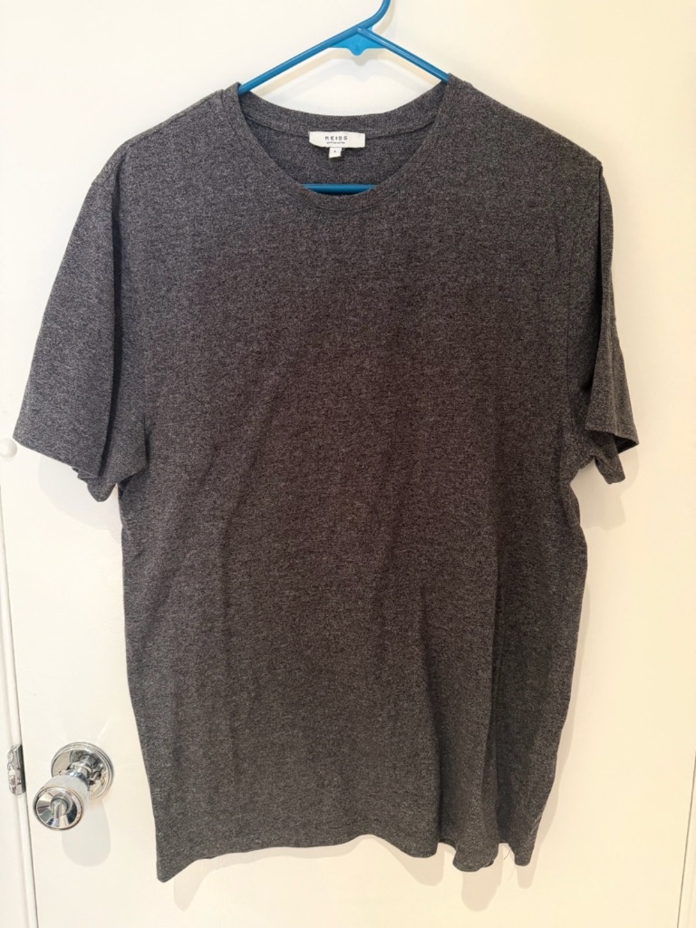 Reiss Men’s Charcoal Heather T-Shirt